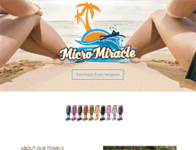 Tablet Screenshot of micro-miracle.com